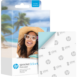 HP Sprocket Zink paper 3,5x4,25 50-pack