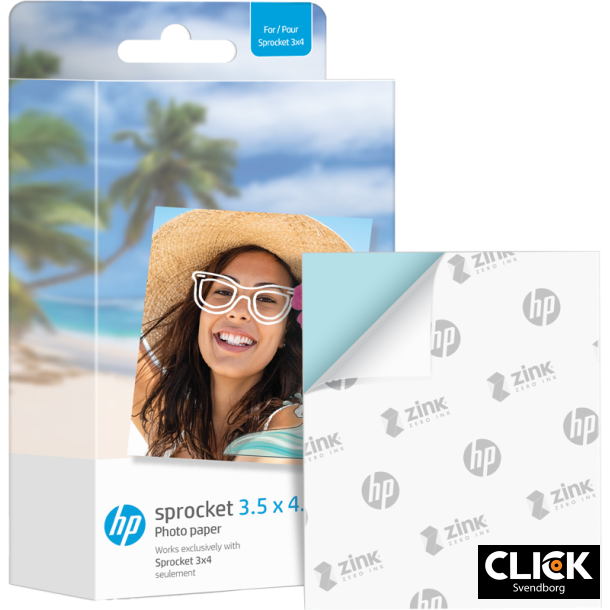 HP Sprocket Zink paper 3,5x4,25 50-pack