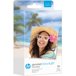 HP Sprocket Zink paper 3,5x4,25 50-pack