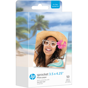 HP Sprocket Zink paper 3,5x4,25 50-pack
