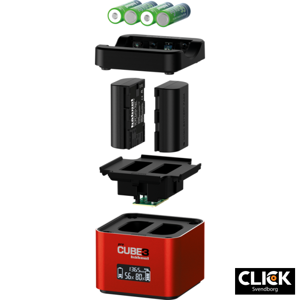 H&auml;hnel ProCube 3 Twin Charger Canon