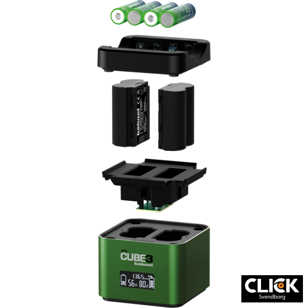 H&auml;hnel ProCube 3 Twin Charger Fujifilm