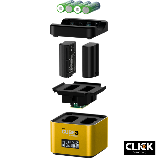 H&auml;hnel ProCube 3 Twin Charger Nikon