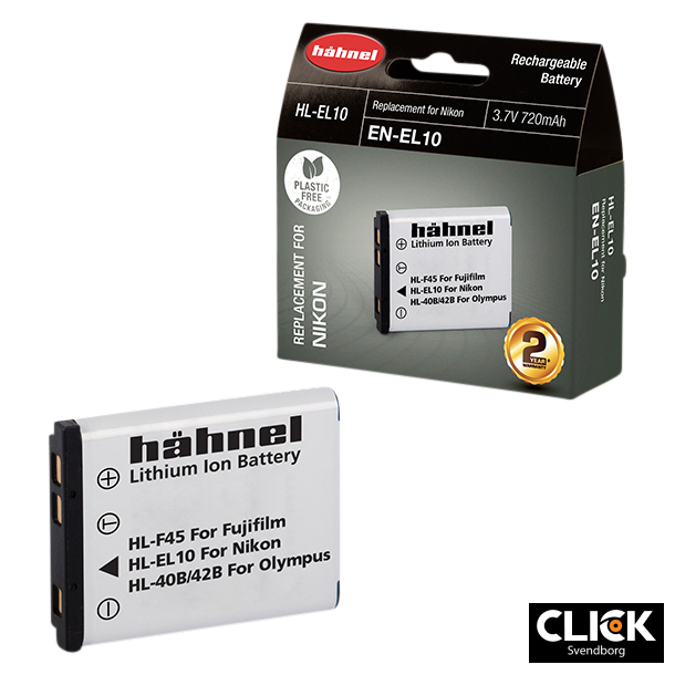 H&auml;hnel batteri Nikon HL-EL10