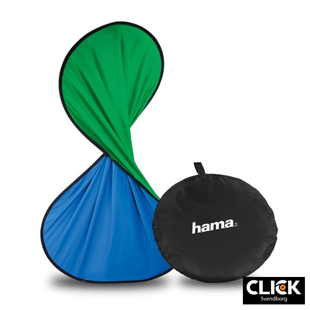 Hama Foldbar Baggrund 2-i-2 Grn/Bl 150x200 cm