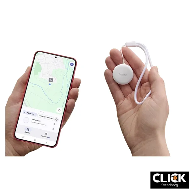 Hama Key Finder  Bluetooth GPS Tracker til Android "Find min enhed" App, Hvid