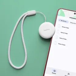 Hama Key Finder  Bluetooth GPS Tracker til Android "Find min enhed" App, Hvid