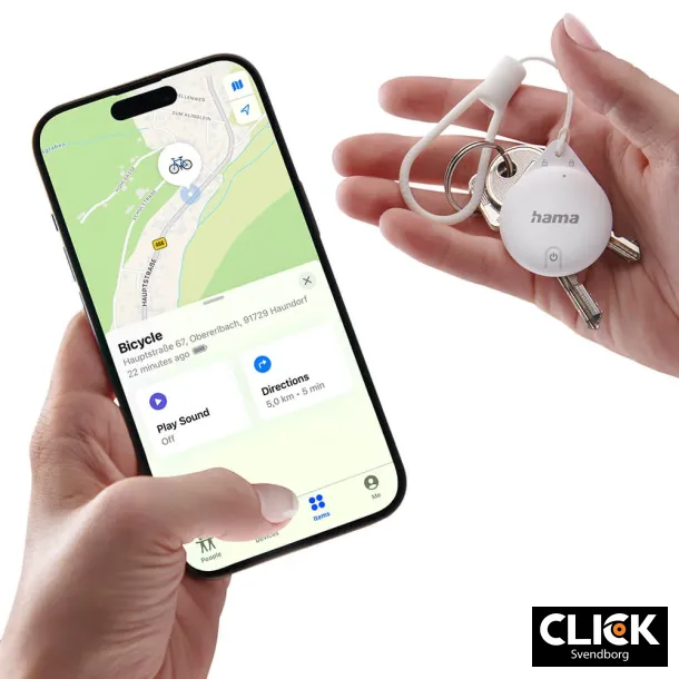 Hama Key Finder  Bluetooth GPS Tracker til Apple "Find My" App
