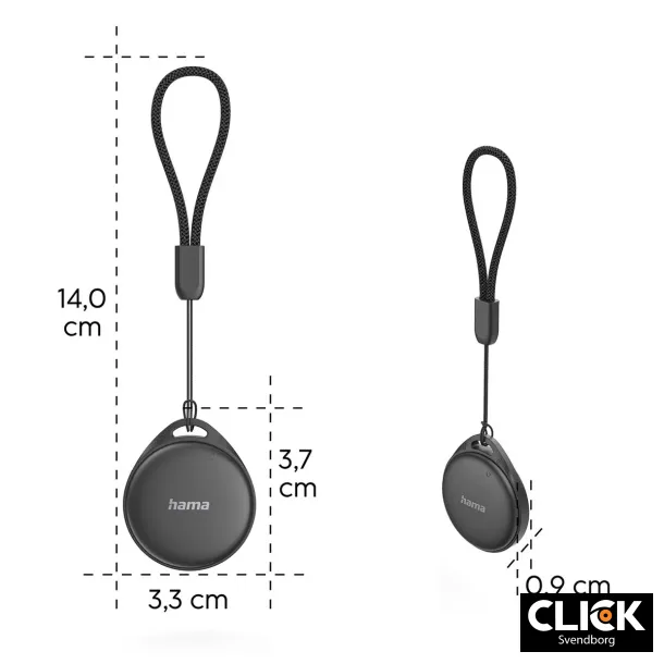 Hama N�glefinder � Apple &amp; Android � Bluetooth � 2 Stk. � Sort