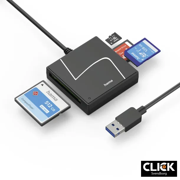 Hama kortl�ser SD / microSD / CF USB 3,2