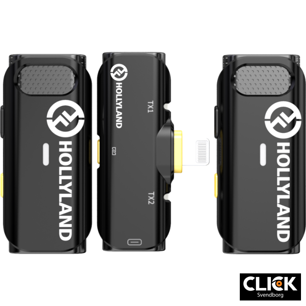 Hollyland Lark C1 Duo Wireless Lavalier Microphone for iPhone