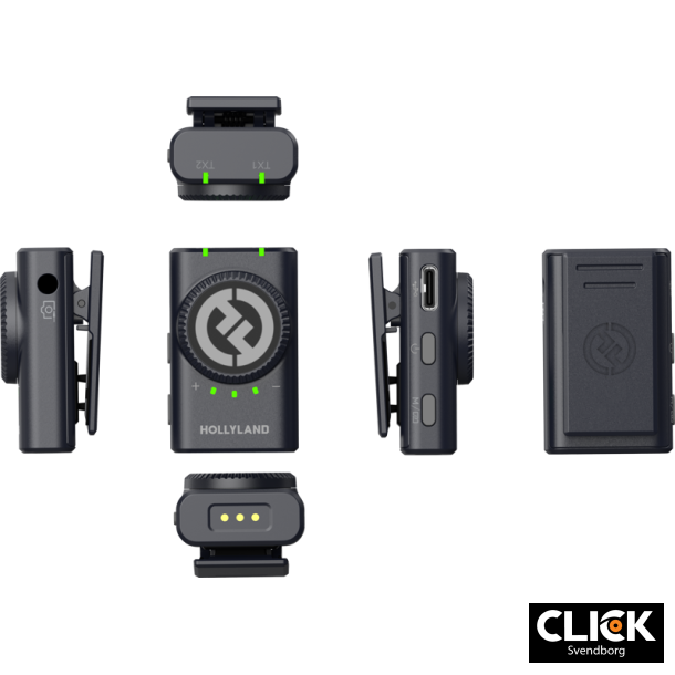 Hollyland Lark M2 Combo - Wireless Lavalier Microphone