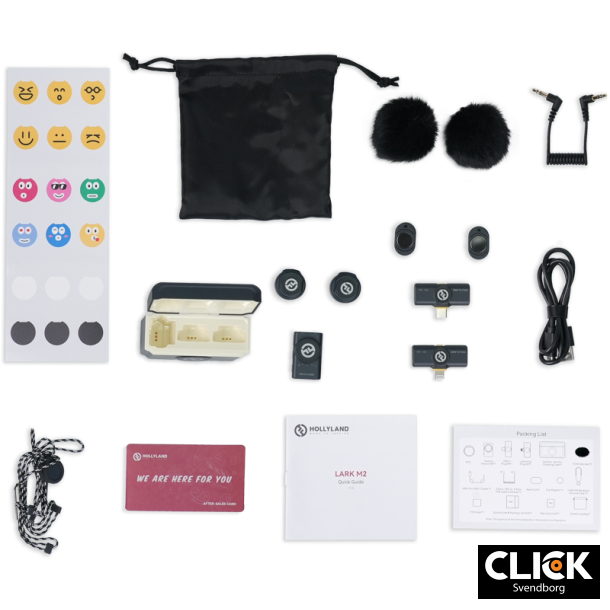 Hollyland Lark M2 Combo - Wireless Lavalier Microphone