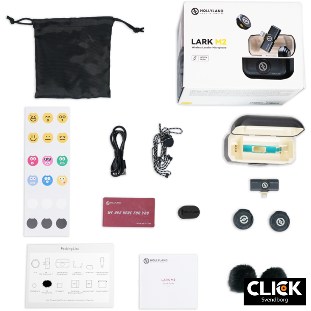 Hollyland Lark M2 Lightning - Wireless Lavalier Microphone with Lightning Plug