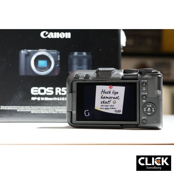 Brugt Canon EOS R50 V m/14-30mm objektiv - Kameraet til kreative creators