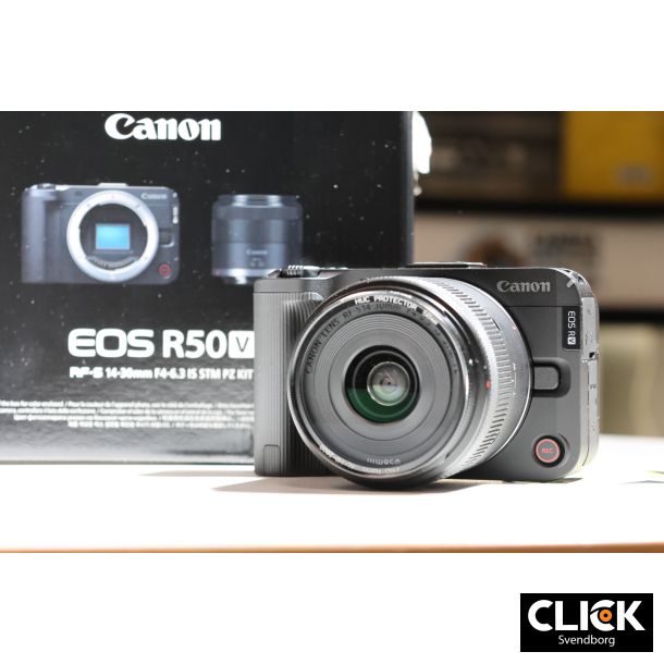 Brugt Canon EOS R50 V m/14-30mm objektiv - Kameraet til kreative creators