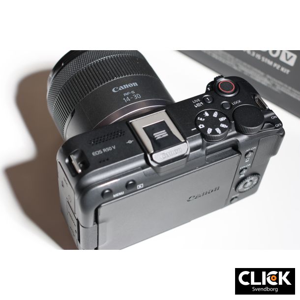 Brugt Canon EOS R50 V m/14-30mm objektiv - Kameraet til kreative creators