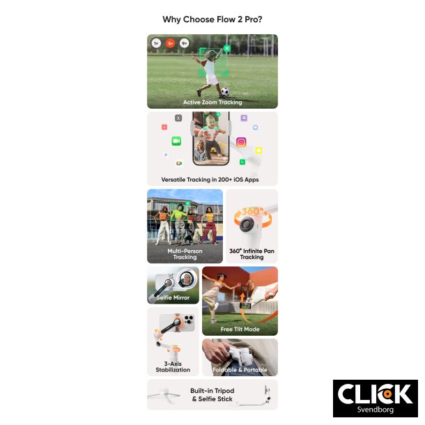 Insta360 Flow 2 Pro Creator Bundle (Stone Gray)