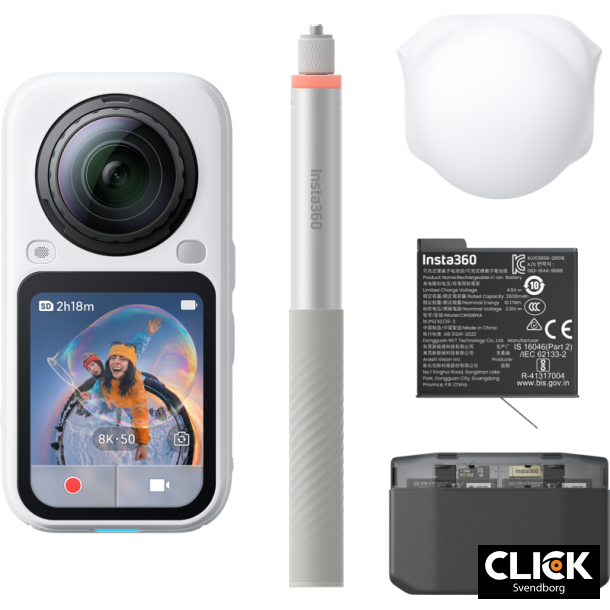 Insta360 X6 Essentials Bundle Arctic White