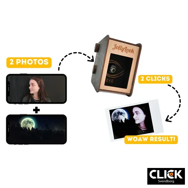 JollyLook Eye Smartphone Instant Photo Printer Kit