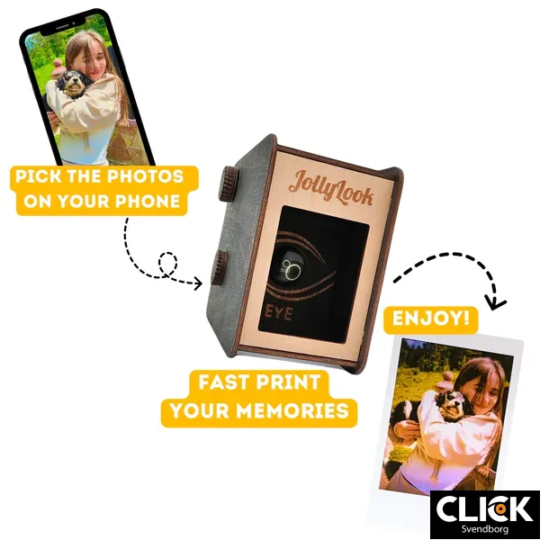 JollyLook Eye Smartphone Instant Photo Printer Kit