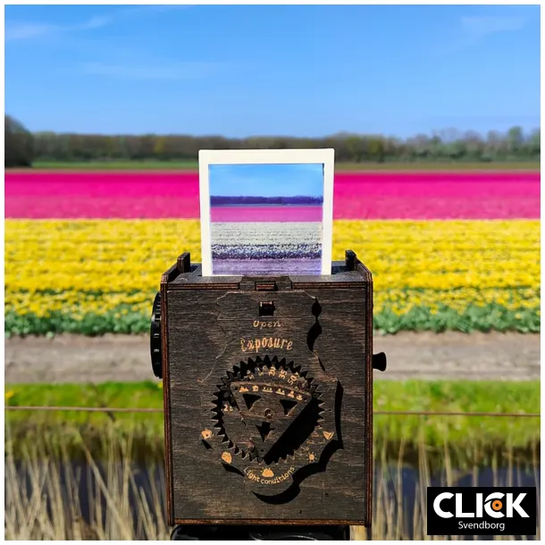 JollyLook Pinhole Square Light Brown DIY kamera Kit bygselv