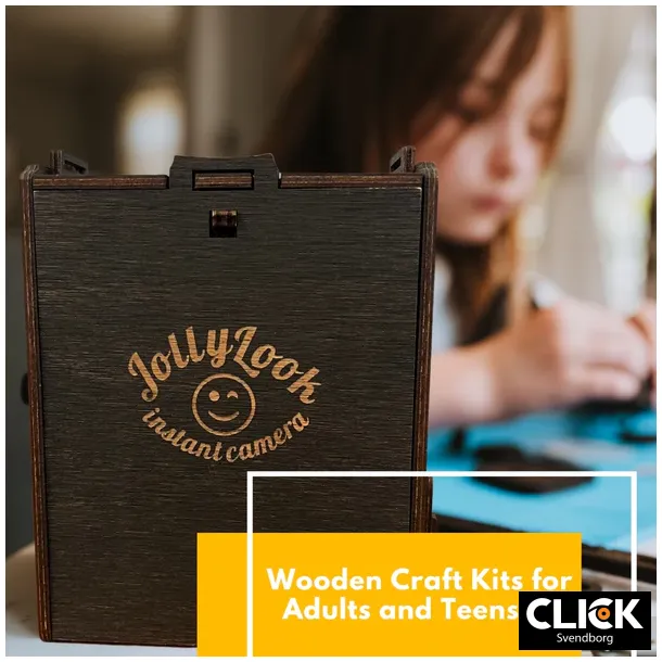 JollyLook Pinhole Square Light Brown DIY kamera Kit bygselv