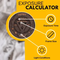 JollyLook Pinhole Square Light Brown DIY kamera Kit bygselv