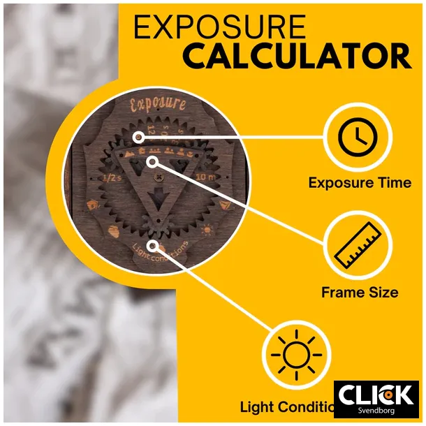 JollyLook Pinhole Square Dark Brown DIY kamera Kit bygselv