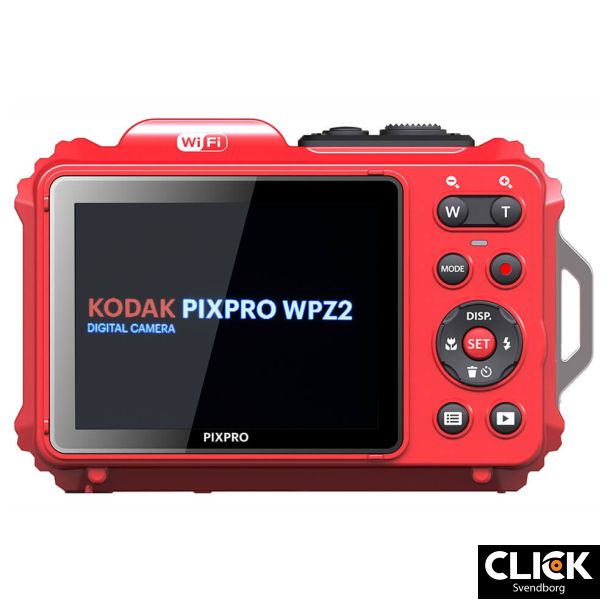 KODAK Pixpro WPZ2 Undervands Digitalkamera Red