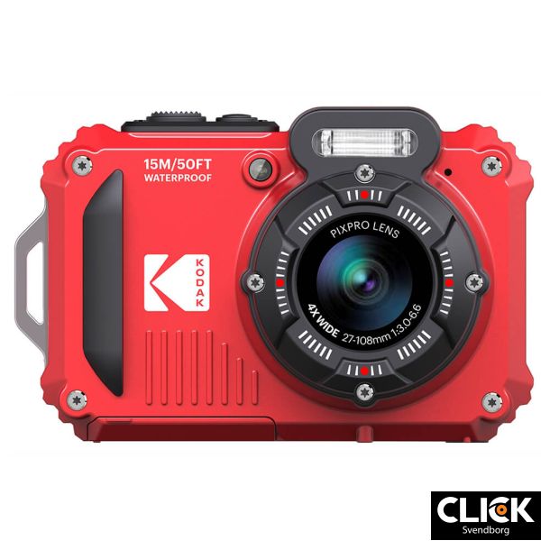 KODAK Pixpro WPZ2 Undervands Digitalkamera Red