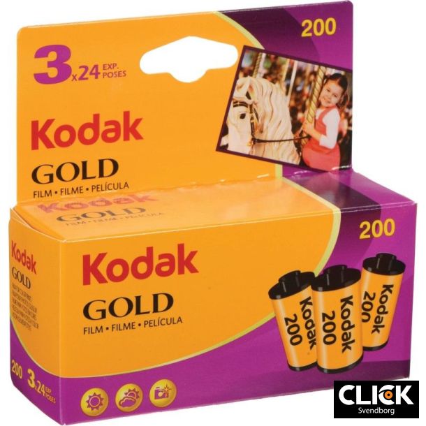 Kodak Gold 200 135/24 3-pack Farve