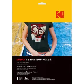 Kodak T-Shirt Transfers M�rkt Tekstil A4 5 stk.