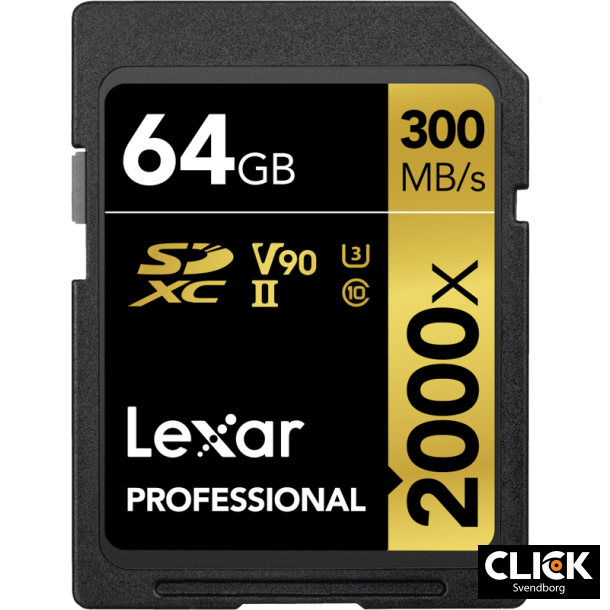 Lexar 2000X 64Gb SDHC/SDXC UHS-II U3(V90) R300/W260