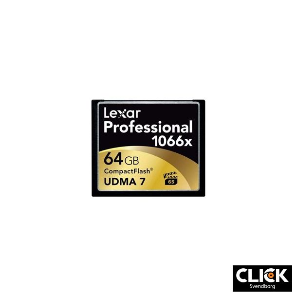 LEXAR Pro 64GB CF kort 1066X UDMA 7