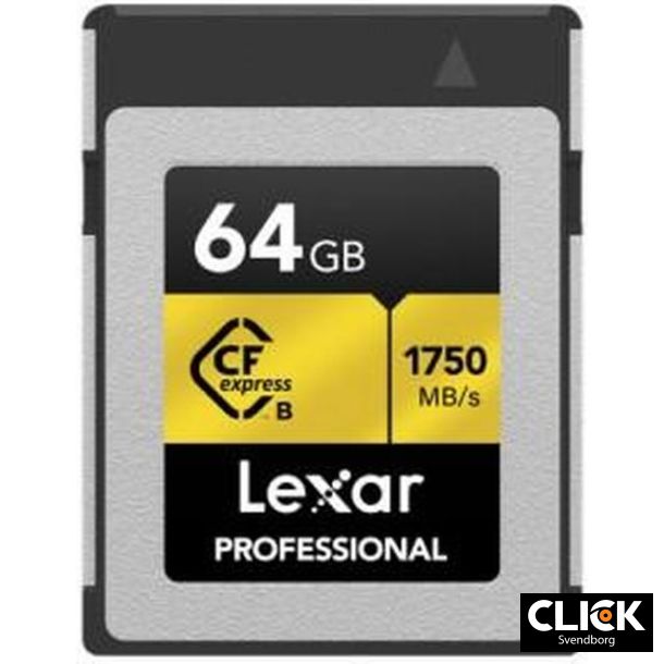 Lexar CFexpress 64Gb Gold 1750/1000 mb/s (Type B kort)