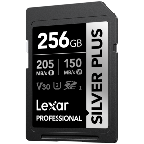 Lexar 1066x 256Gb SDXC Professional SILVER Plus UHS-I/U3/A2/4K R205/W150 (V30)