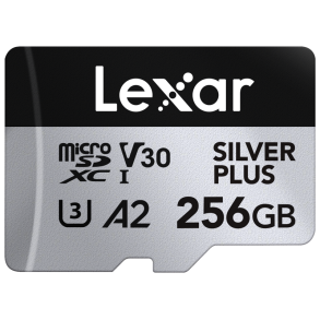 Lexar 1066x 256Gb microSDXC Silver Plus UHS-I/U3/A2/4K R205/W150 (V30)