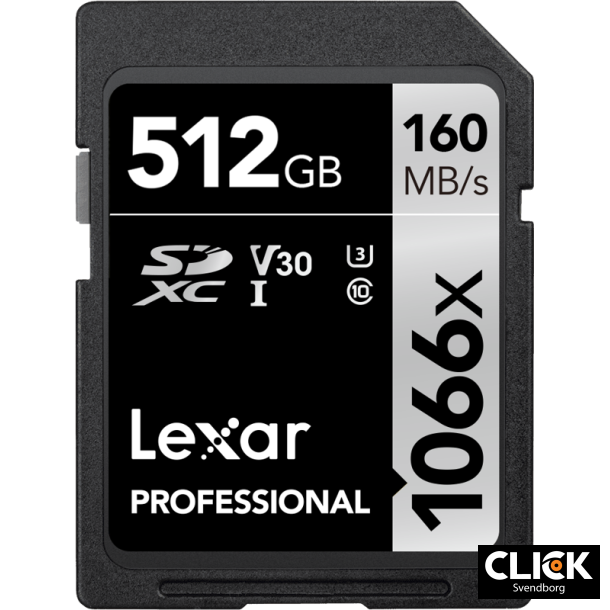 Lexar 1066x 512GB SDXC U3 (V30) UHS-I R160/W120