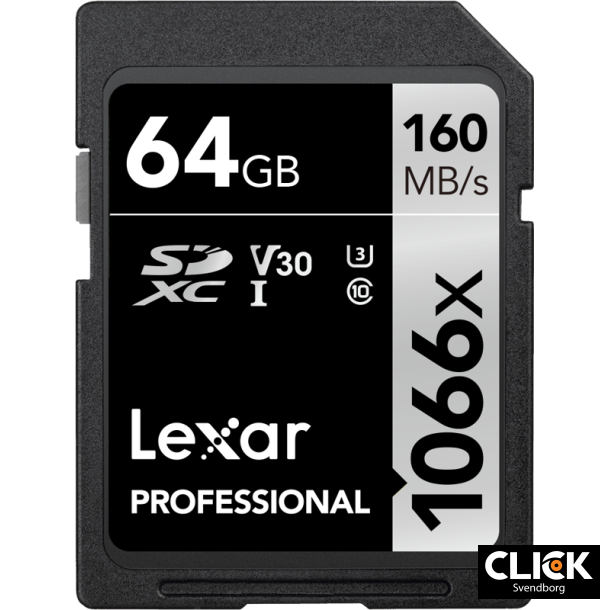 Lexar 1066x 64GB SDXC U3 (V30) UHS-I R160/W70