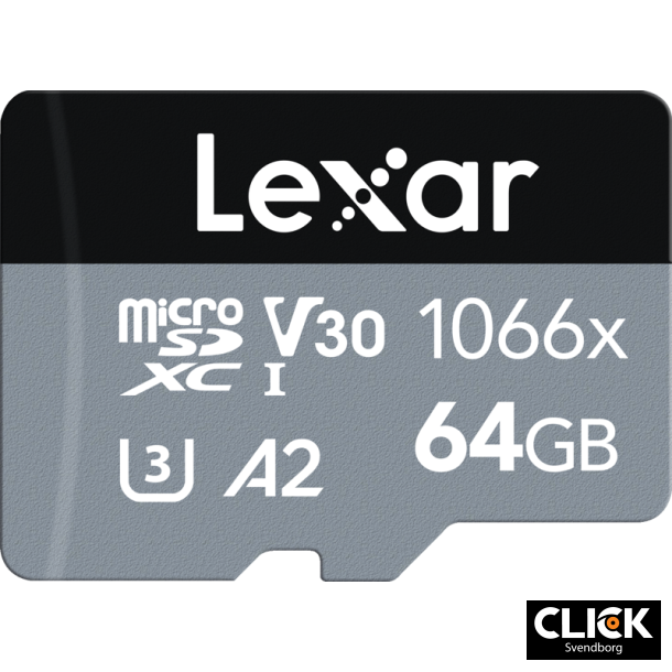 Lexar 1066x 64Gb microSDHC/microSDXC UHS-I (SILVER) R160/W70