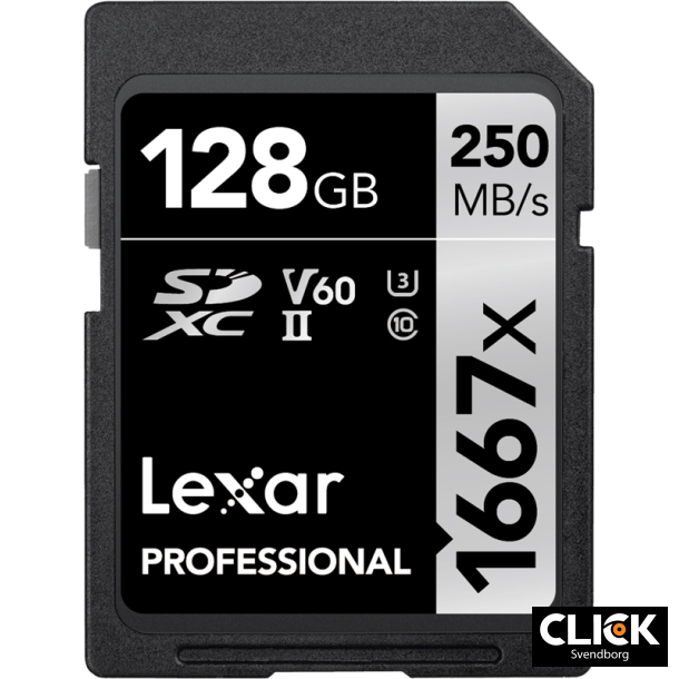 Lexar 1667X 128Gb SDXC UHS-II U3 (V60) R250/W120