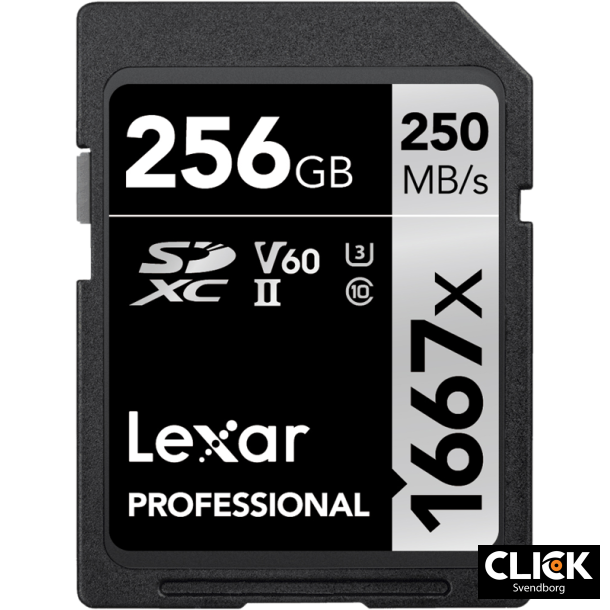 Lexar 1667X 256Gb SDXC UHS-II U3 (V60) R250/W120