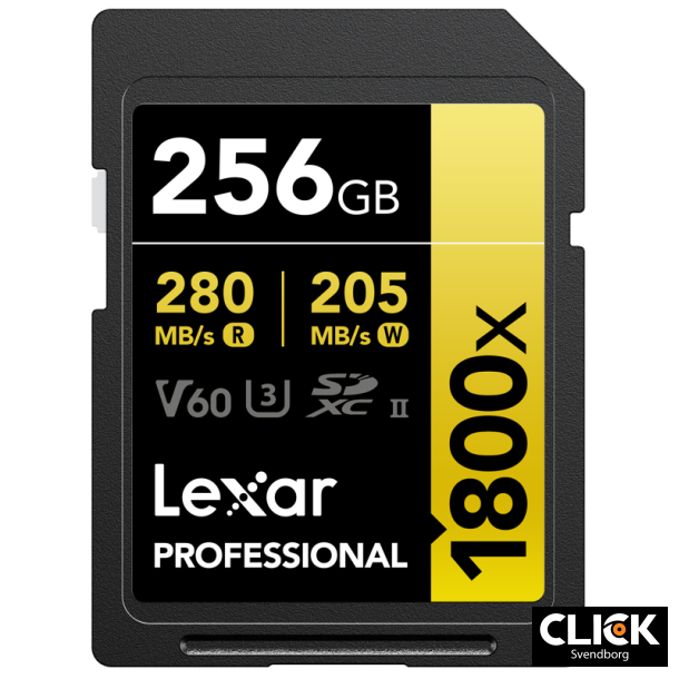 Lexar 1800x 256Gb SDXC Pro U3 UHS-II R280/W210 (V60)