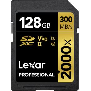 Lexar 2000X 128Gb SDHC/SDXC UHS-II U3(V90) R300/W260