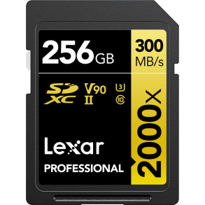 Lexar 2000X 256Gb SDHC/SDXC UHS-II U3(V90) R300/W260