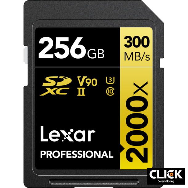 Lexar 2000X 256Gb SDHC/SDXC UHS-II U3(V90) R300/W260