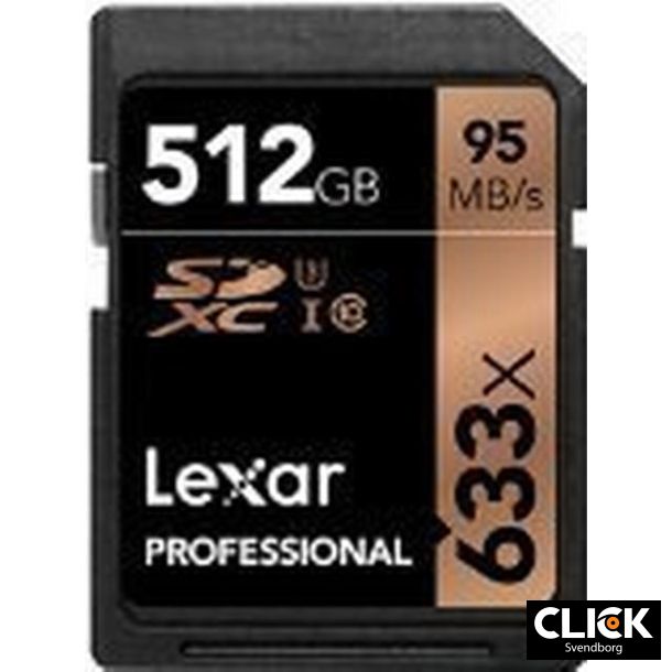 Lexar 633x 512Gb SD kort