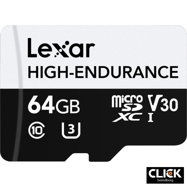 Lexar 64Gb microSDXC High-Endurance UHS-I/U3/10 R100/W35 (V30)