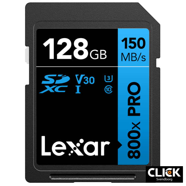 Lexar 800x 128Gb SDXC Pro UHS-I cards C10 (V30) U3 R150/W45
